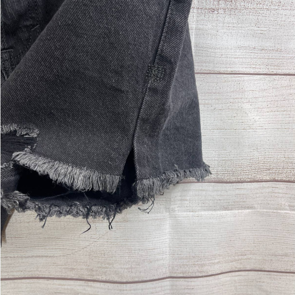 NWT Free People Makai Washed Black Cut Off Shorts Women's Size 24 - Picture 8 of 9